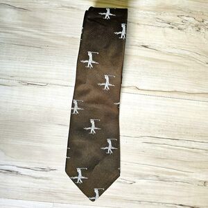 Vintage Prince Consort Embroidered Golf Tie